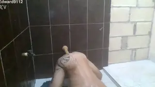 Solo Man Fucks Himself With a Dildo
