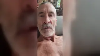 Hairy Muscle Daddy Strokes While Fingering Himself