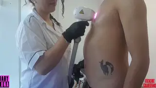 Latina Nurse Delivers POV Handjob After Waxing