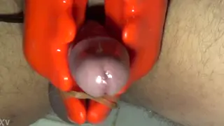 Solo Guy Uses Toy for Intense Cumshot