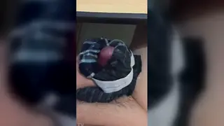 Muscular Guy Jerks Off in Underwear Until Release