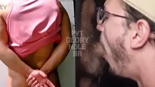 Straight Hunk Gets Served by a Stranger Through a Gloryhole