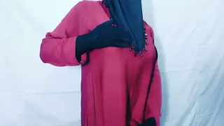 Busty Indian Wife in Hijab Shares 69 and Oral with Her Man