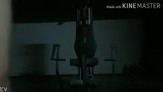 Heavy Guy Strips Naked for a Solo Session