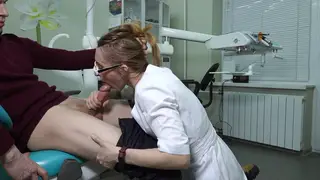European MILF Doctor in Glasses Delivers Expert Oral Therapy