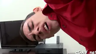Muscular Hunk Takes Anal Plug Before Blowjob and Foot Play
