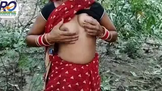Indian Wife Strips Outdoors for Anal Fisting and Oral Finish