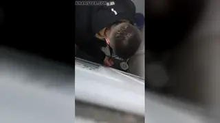 European Strangers Share Gloryhole Blowjob Orgy