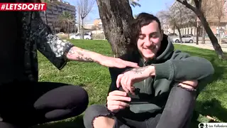 Pierced Redhead Leads a Steamy European Threesome