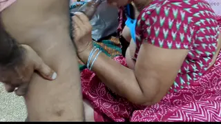 Curvy Indian Girlfriend Gives POV Blowjob and Takes a Creampie