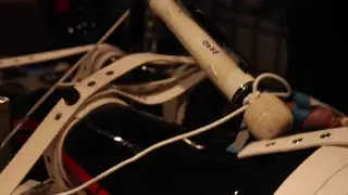 Bound Submissive Endures Latex Toy Torment