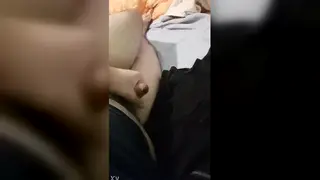 Guy Strokes Hard Cock In Bedroom Until Release
