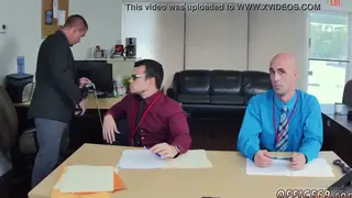 Three Guys Turn Yoga Session Into Oral Threesome