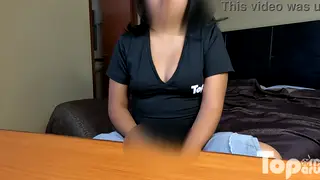 Petite Asian Latina Rides Hard in a Sensual Casting Creampie