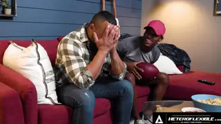 Ebony Stepdad Takes a Bareback Ride from His Twink