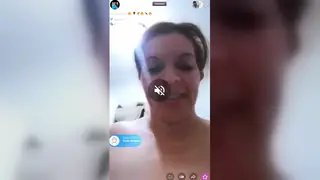 European MILF Performs Solo Webcam Show for Live Audience