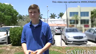 Muscular Black Hunk Takes a Blowjob to Completion