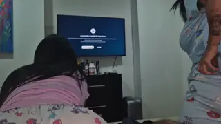 Stepsister and Her Friend Turn Movie Night Into a Wild Orgy