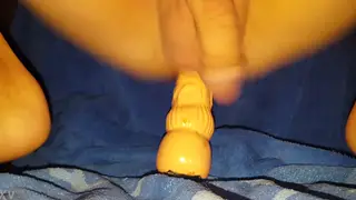 Twink Rides Toy to POV Creampie in Homemade Solo Session