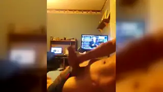 Muscular European Teen Strokes His Hard Cock to a Cumshot