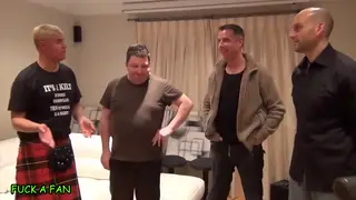 European MILF Stars in Lingerie Orgy with Double Blowjob