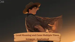 Boyfriend Groans Loud While Stroking to Multiple Peaks