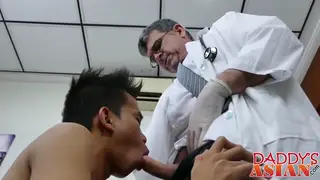 Asian Patient Takes Doctor Deep in Hospital Room