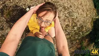 Stranger Takes Wife Outdoors While Husband Watches