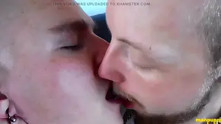Inked Jock Moans While His Bearded Partner Rims Deep