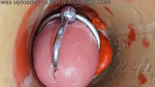 Solo Performer Simulates Pregnant Climax with Toy and Deep Throat
