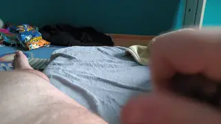 Heavy-Set Daddy Strokes Thick Shaft to Morning Climax