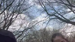 Voluptuous European MILF Takes Anal Outdoors