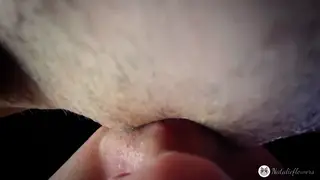 Hairy Femdom Grinds Pussy to Squirting Orgasm in POV