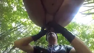 Mature European Daddy Gets Outdoor Blowjob