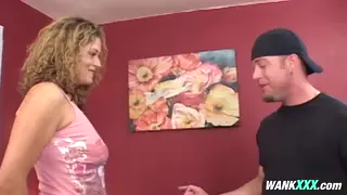 Milf Takes a Hard Blowjob in Rough Gay Action