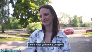 Czech Babe Gives POV Blowjob Then Fucks Outdoors