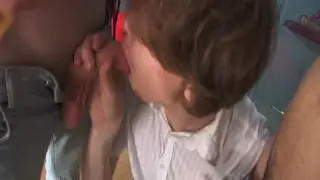 Man Endures Spanking Before Giving Oral Pleasure