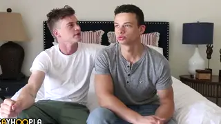 Muscular Hunk Guides His Slender Partner Through a First Anal Encounter