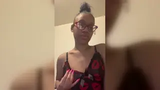 Petite Ebony Teases with POV Titjob Instructions