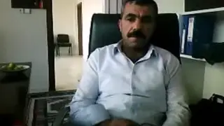 Middle Eastern Daddy Strokes His Thick Cock on Cam