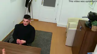 European Jock Endures Spanking and Rimming Outdoors
