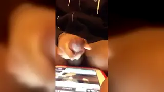 Ebony Man Jerks Off to a Cumshot Finish