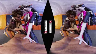 VR Cosplay Threesome Puts You Between Two Warriors