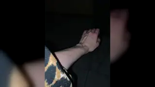 BBW Dominates in Shower With Feet and Handjob