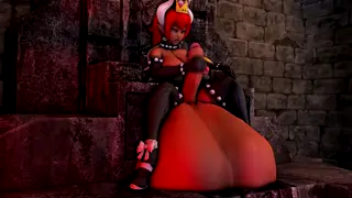 Ebony Cosplay Princess Worships a Massive Black Cock