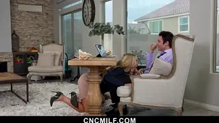 Voluptuous MILF Serves Her Husband in a Freeuse Session