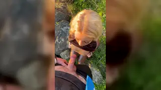 European Teen Swallows After Beach Anal With Boyfriend