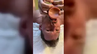 Asian Twink Endures Deepthroat Toy Domination