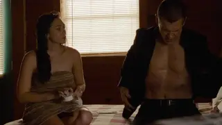 Busty Actress Moans Through Steamy Celebrity Scene