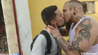 Inked Latino Daddy Takes a Bareback Ride With His Bear Boyfriend
